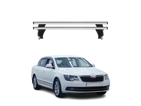 Krovni nosači SKODA SUPERB 2008-2013 | aluminij | Molydon