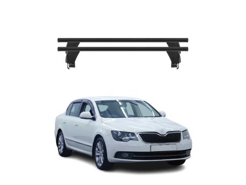 Krovni nosači SKODA SUPERB 2008-2013 | aluminij | Molydon
