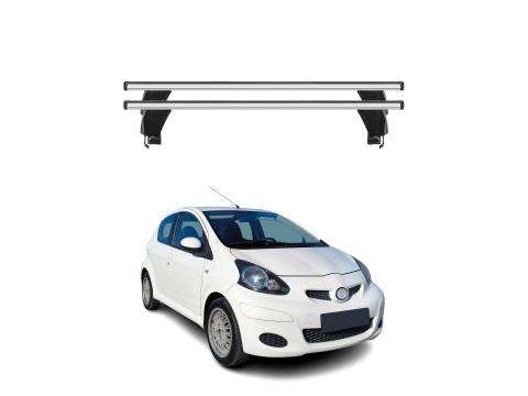 Krovni nosači TOYOTA AYGO I 2005-2014 | aluminij | Molydon