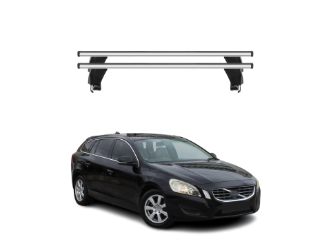 Krovni nosači VOLVO V60 2010-2013 | aluminij | Molydon