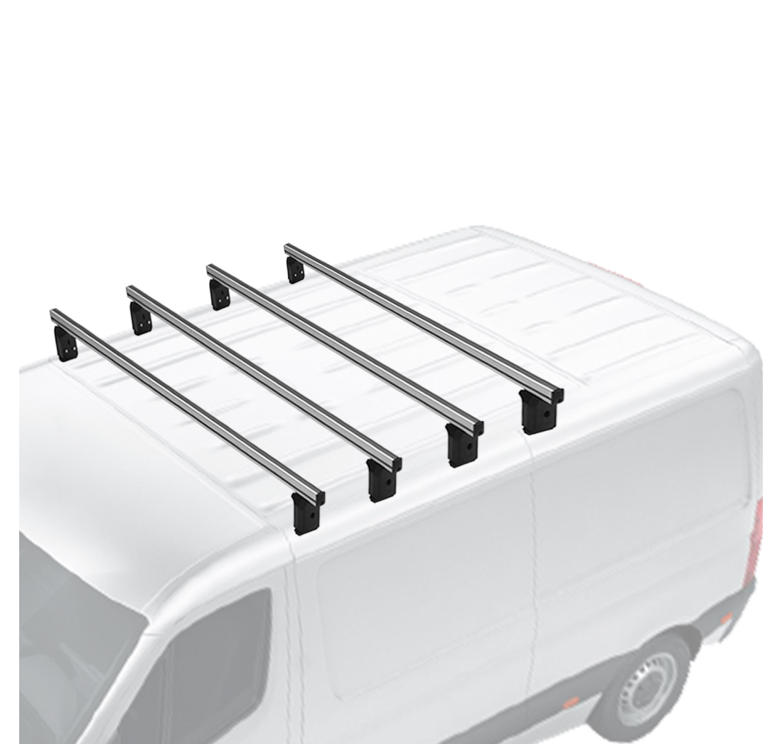 Krovni nosači RENAULT TRAFIC / NISSAN PRIMASTER / OPEL VIVARO A 2001-2014 | aluminij | Molydon