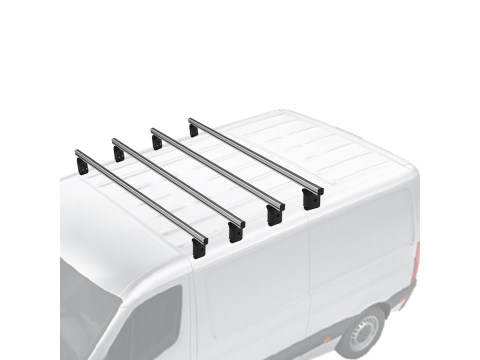 Krovni nosači RENAULT TRAFIC / NISSAN PRIMASTER / OPEL VIVARO A 2001-2014 | aluminij | Molydon