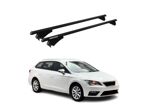 Krovni nosači SEAT LEON III 2012-2020 | aluminij | Molydon