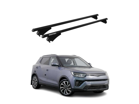 Krovni nosači SSANGYONG TIVOLI 2015-2019 | aluminij | Molydon