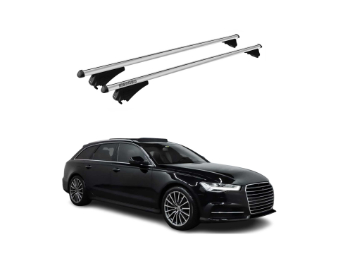 Krovni nosači AUDI A6 4G AVANT 2015-2018 | aluminij | Molydon