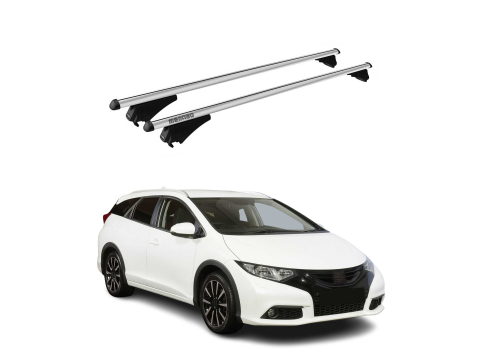 Krovni nosači HONDA CIVIC TOURER 2013-2015 | aluminij | Molydon