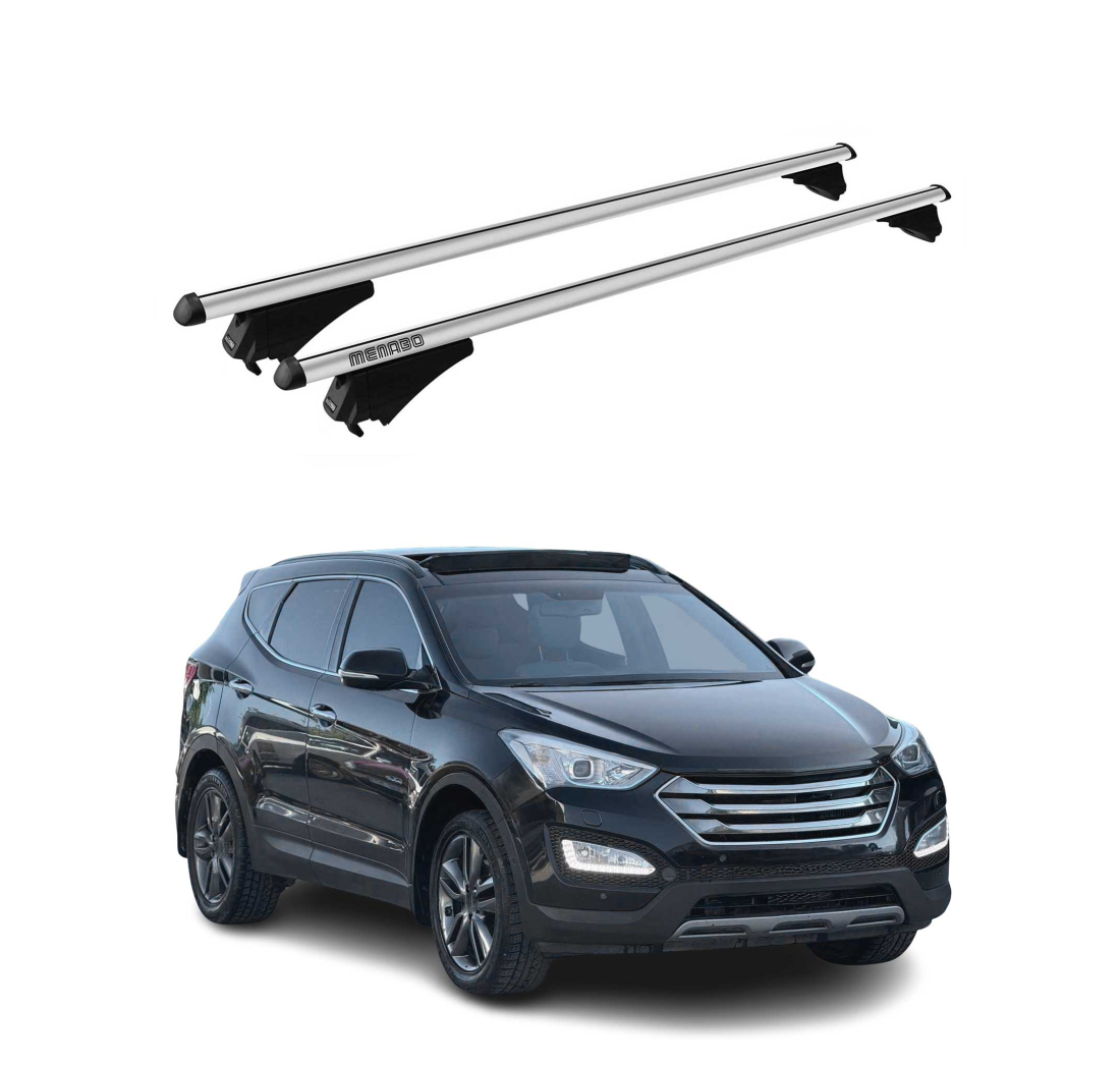 Krovni nosači HYUNDAI SANTA FE 2012-2018 | aluminij | Molydon