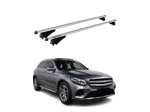 Krovni nosači MERCEDES GLC X253 2015-2020 | aluminij | Molydon