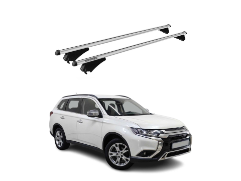 Krovni nosači MITSUBISHI OUTLANDER PHEV 2014-2018 | aluminij | Molydon