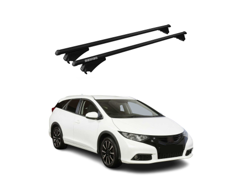 Krovni nosači HONDA CIVIC TOURER 2013-2015 | aluminij | Molydon