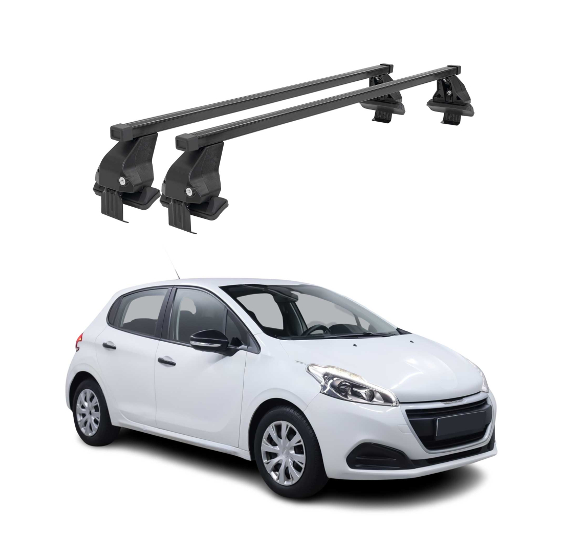 Krovni nosači PEUGEOT 208 2012-2015 | čelik | Molydon