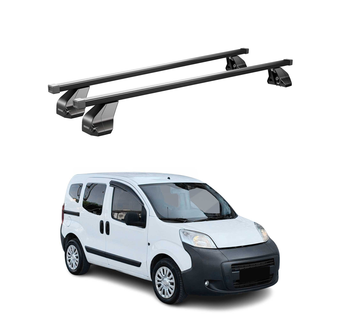 Krovni nosači PEUGEOT BIPPER 2008-2014 | čelik | Molydon