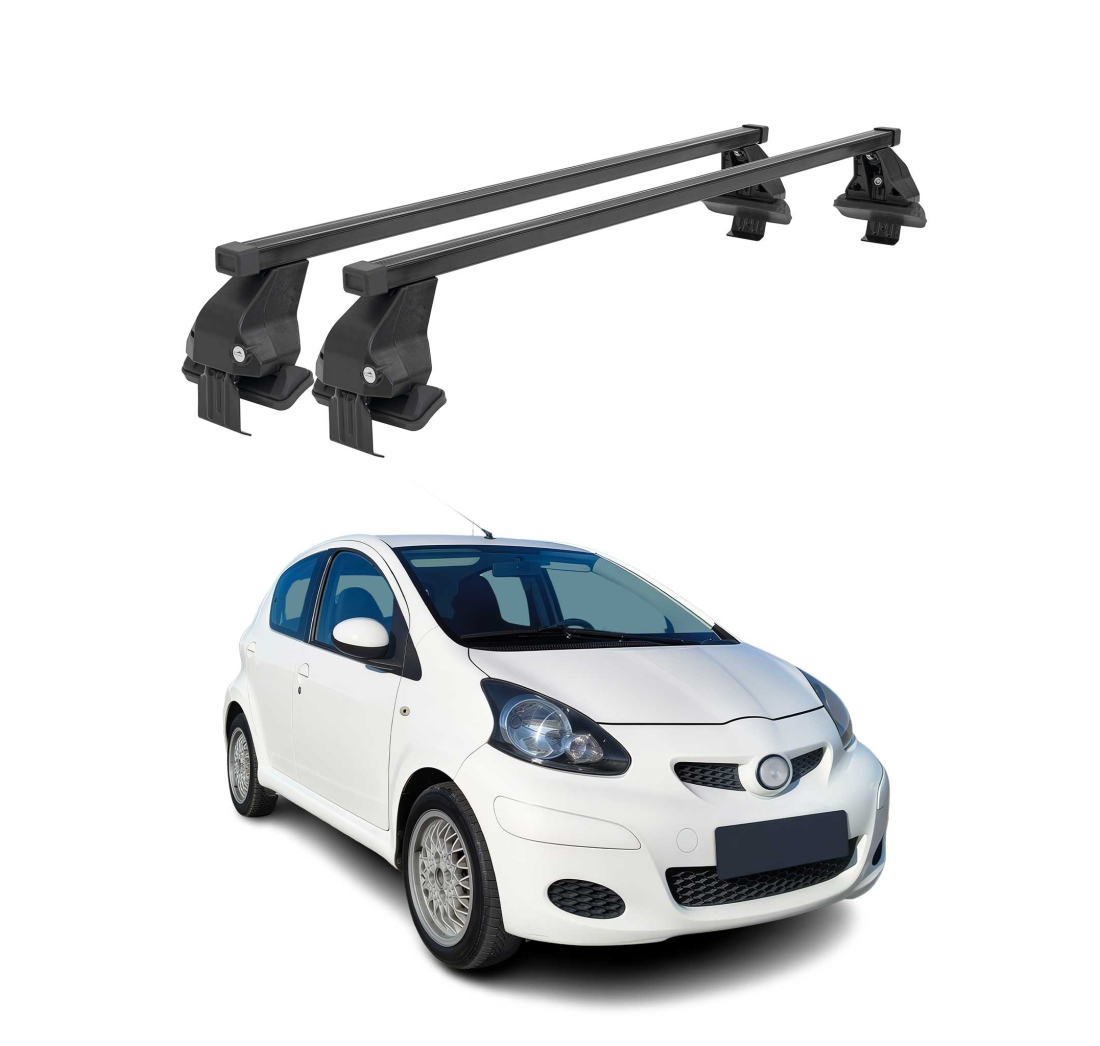 Krovni nosači TOYOTA AYGO I 2005-2014 | čelik | Molydon