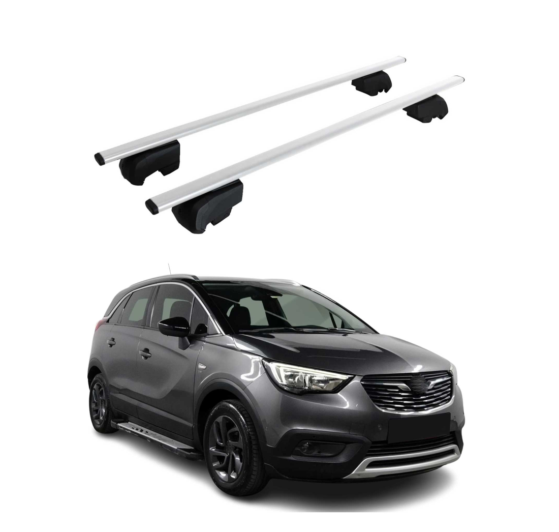 Krovni nosači OPEL VAUXHALL CROSSLAND X 2017-2021 | aluminij | Molydon