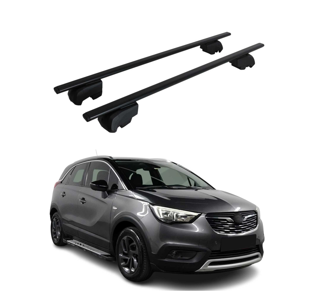 Krovni nosači OPEL VAUXHALL CROSSLAND X 2017-2021 | aluminij | Molydon