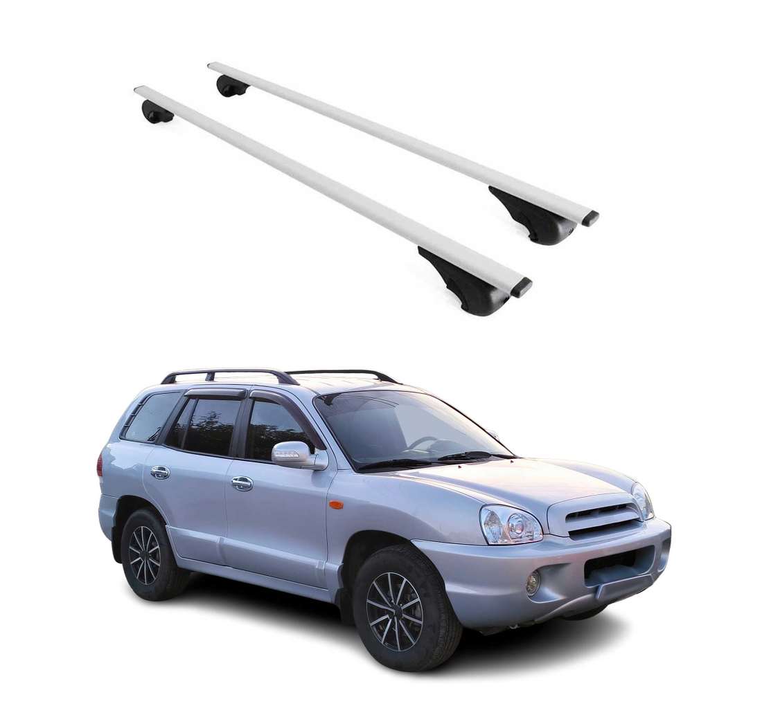 Krovni nosači HYUNDAI SANTA FE 2000-2012 | aluminij | Molydon