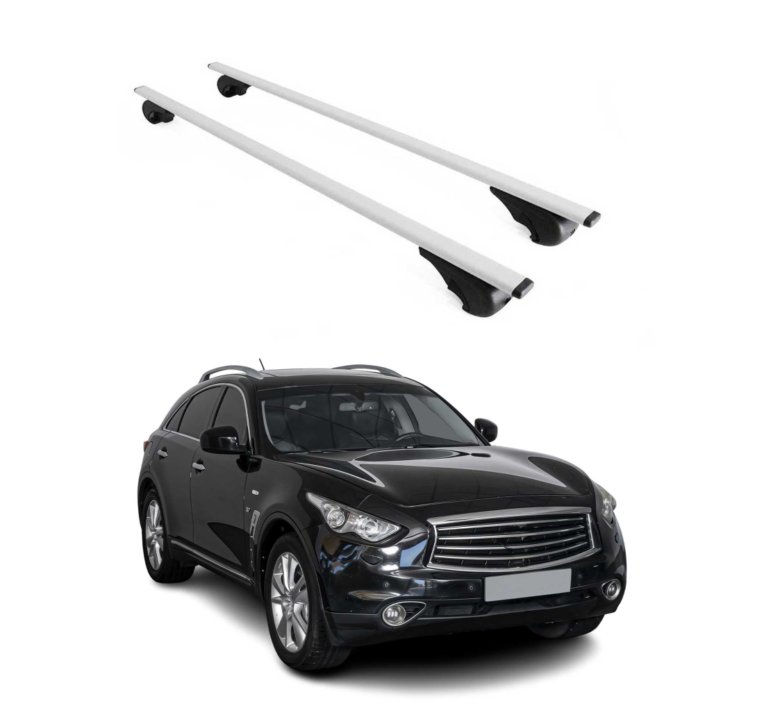 Krovni nosači INFINITI QX70 2013-2017 | aluminij | Molydon