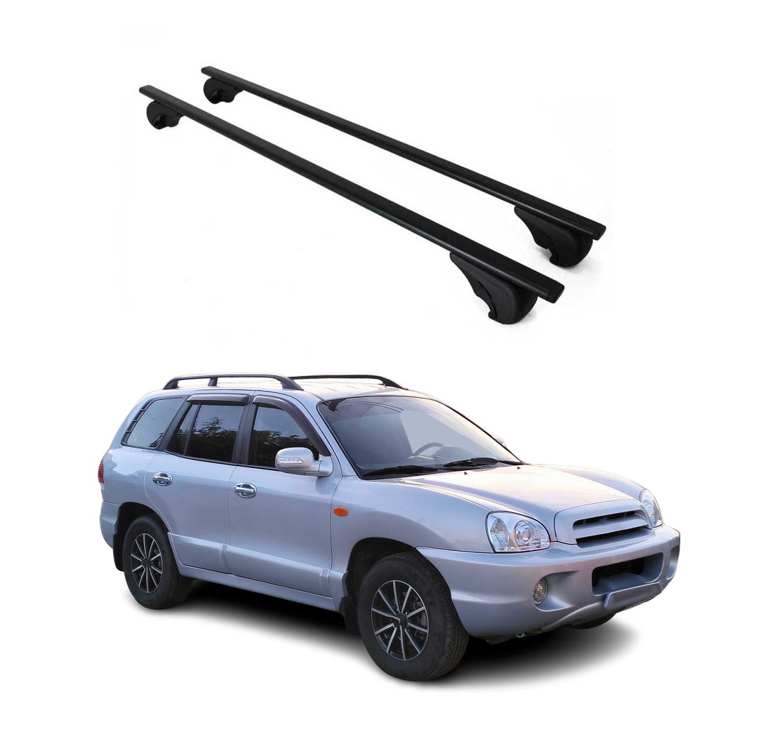 Krovni nosači HYUNDAI SANTA FE 2000-2012 | aluminij | Molydon