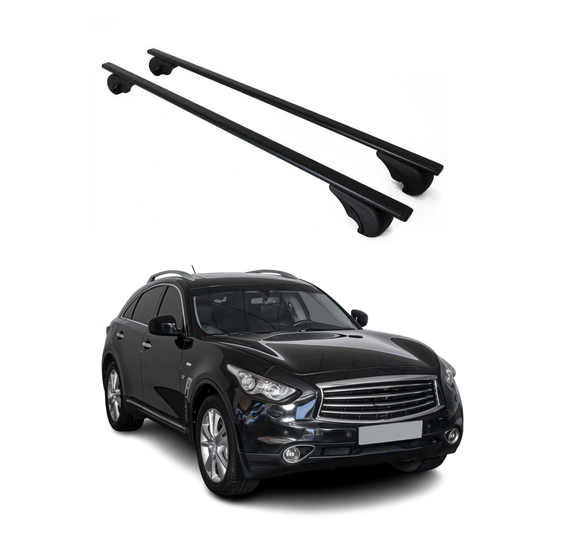 Krovni nosači INFINITI QX70 2013-2017 | aluminij | Molydon