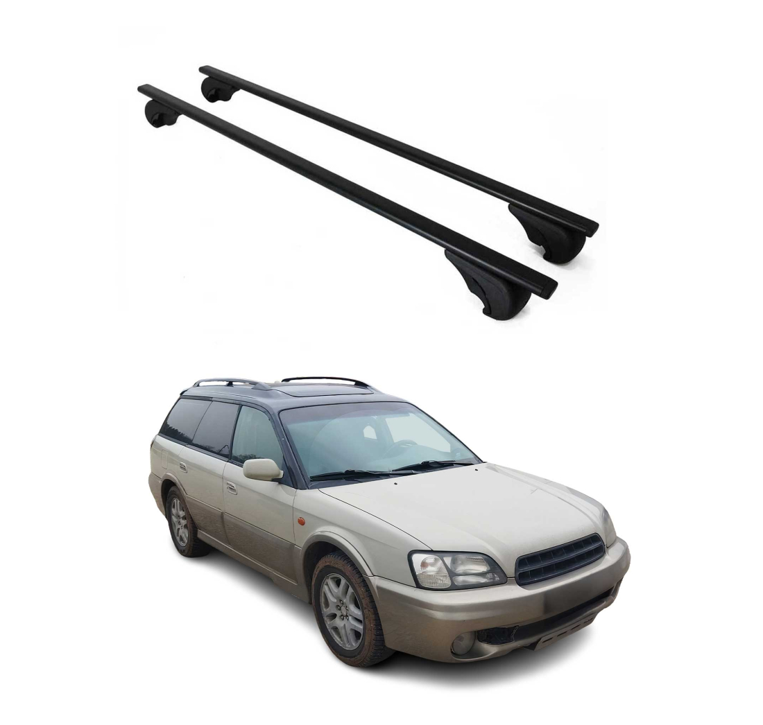 Krovni nosači SUBARU OUTBACK 1998-2003 | aluminij | Molydon