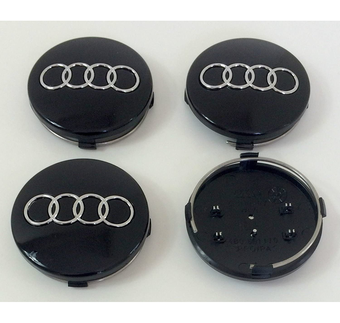 KAPA ZA FELGU 60mm AUDI OE CRNE (set 4 kom)