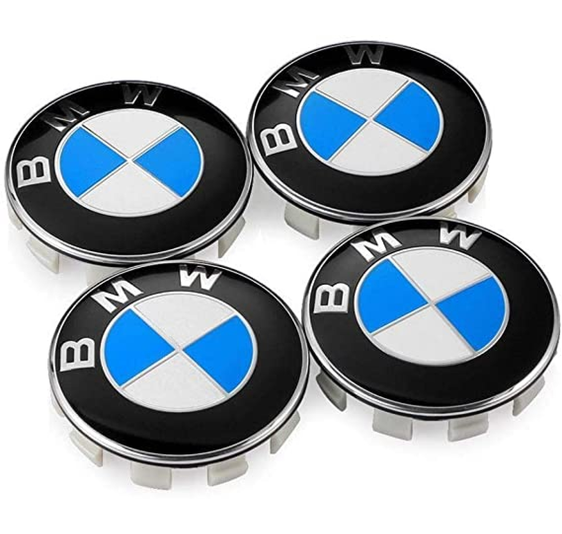 KAPA ZA FELGU 68mm BMW CRNI RUB (set 4 kom)