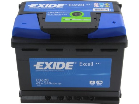 AKUMULATOR EXIDE EXCELL 12V/62Ah AKUMULATOR EXIDE EXCELL 12V/62Ah