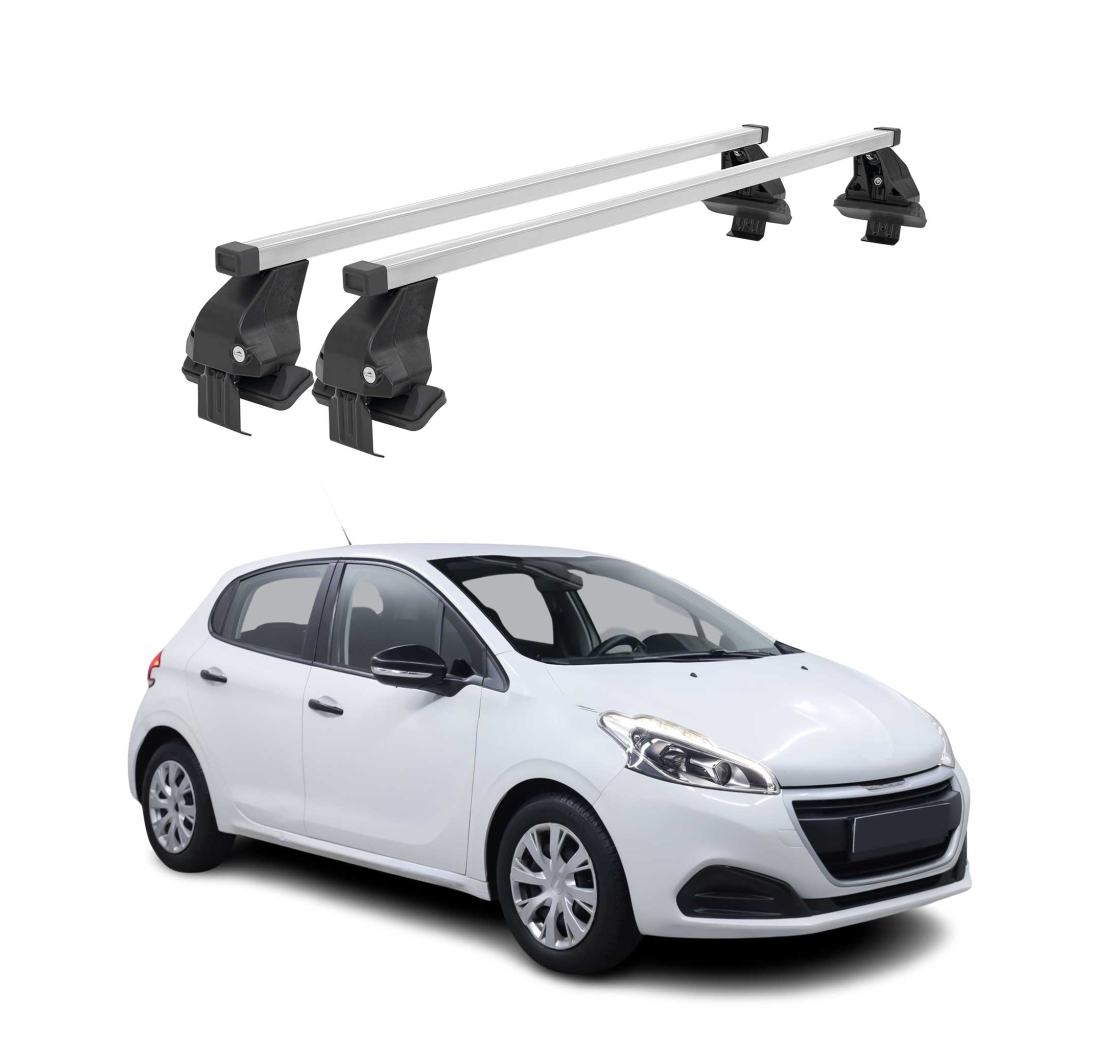 Krovni nosači PEUGEOT 208 2012-2015 | čelik | Molydon