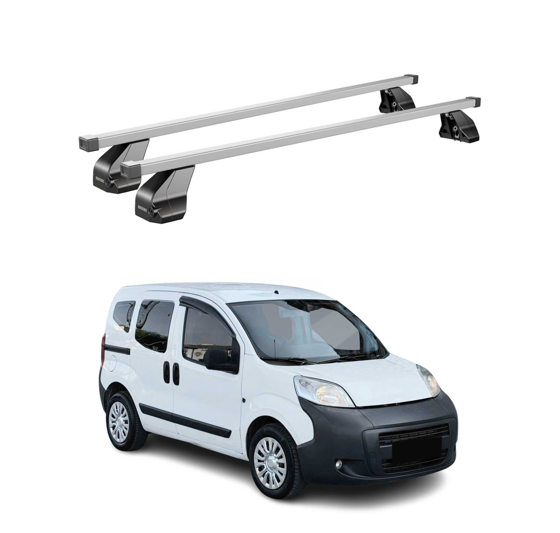 Krovni nosači PEUGEOT BIPPER 2008-2014 | čelik | Molydon