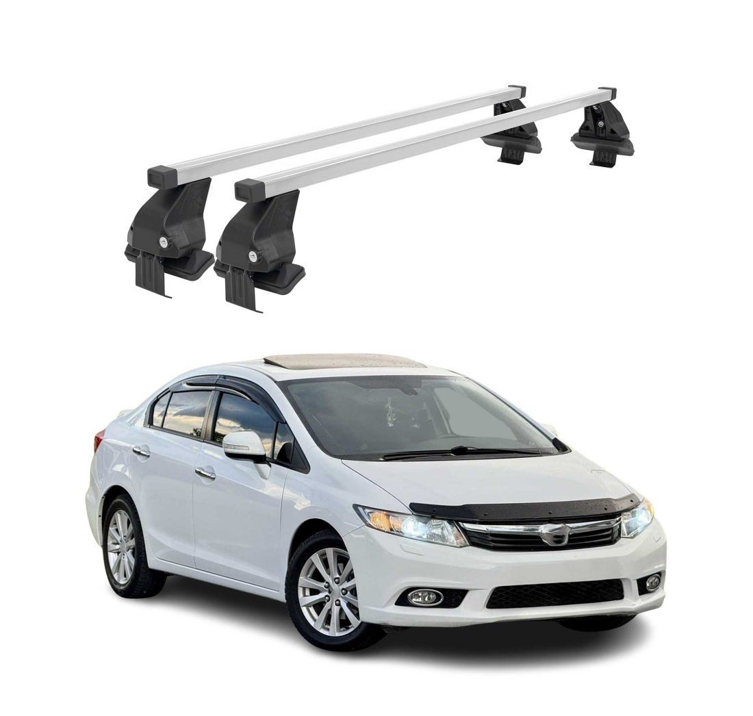 Krovni nosači HONDA CIVIC SD 2012-2015 | čelik | Molydon