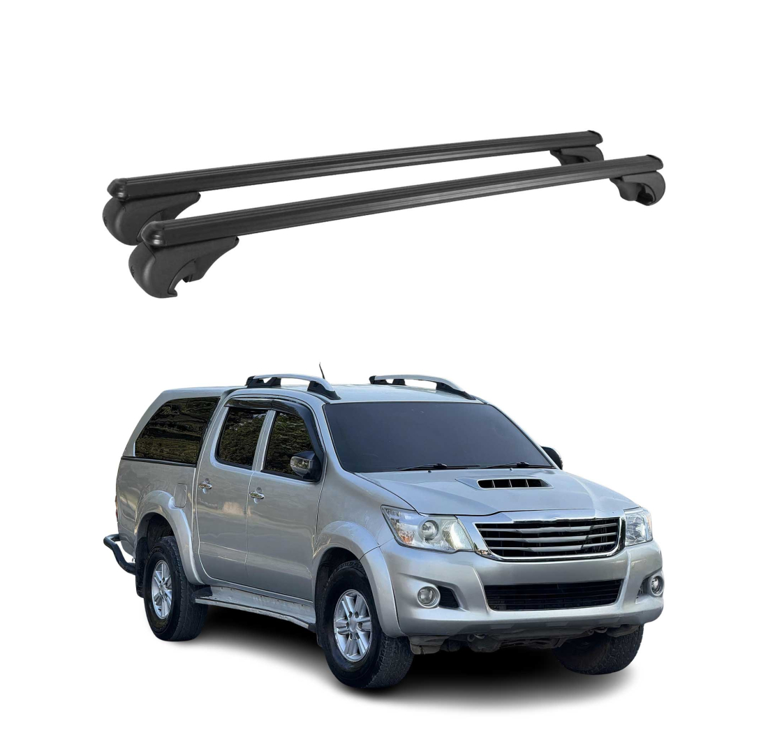 Krovni nosači TOYOTA HILUX 2010-2015 | aluminij | Molydon