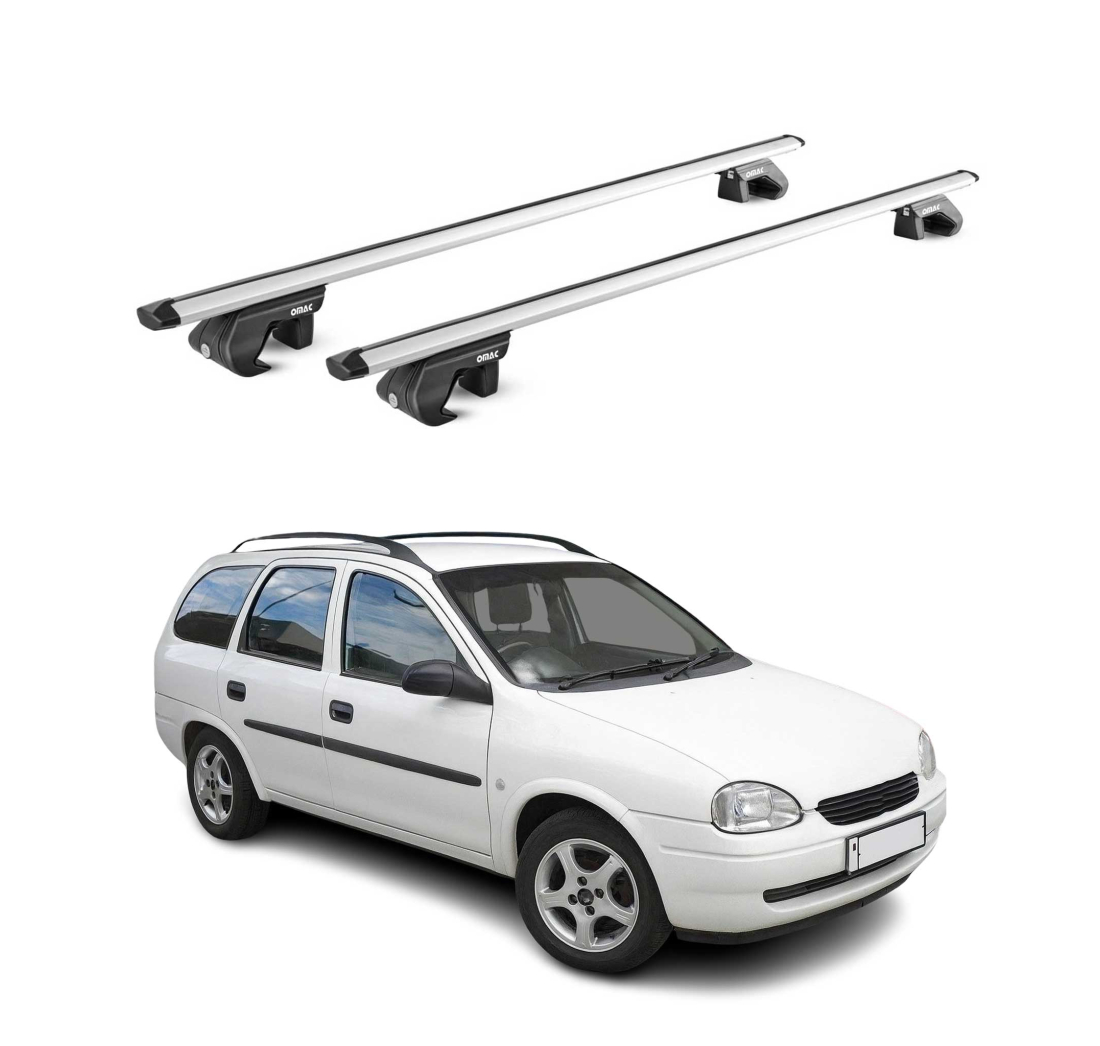 Krovni nosači OPEL CORSA B SW 1993-2000 | aluminij | Molydon
