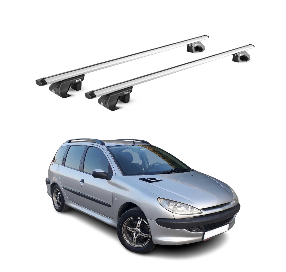 Krovni nosači PEUGEOT 206 SW 2002-2013 | aluminij | Molydon