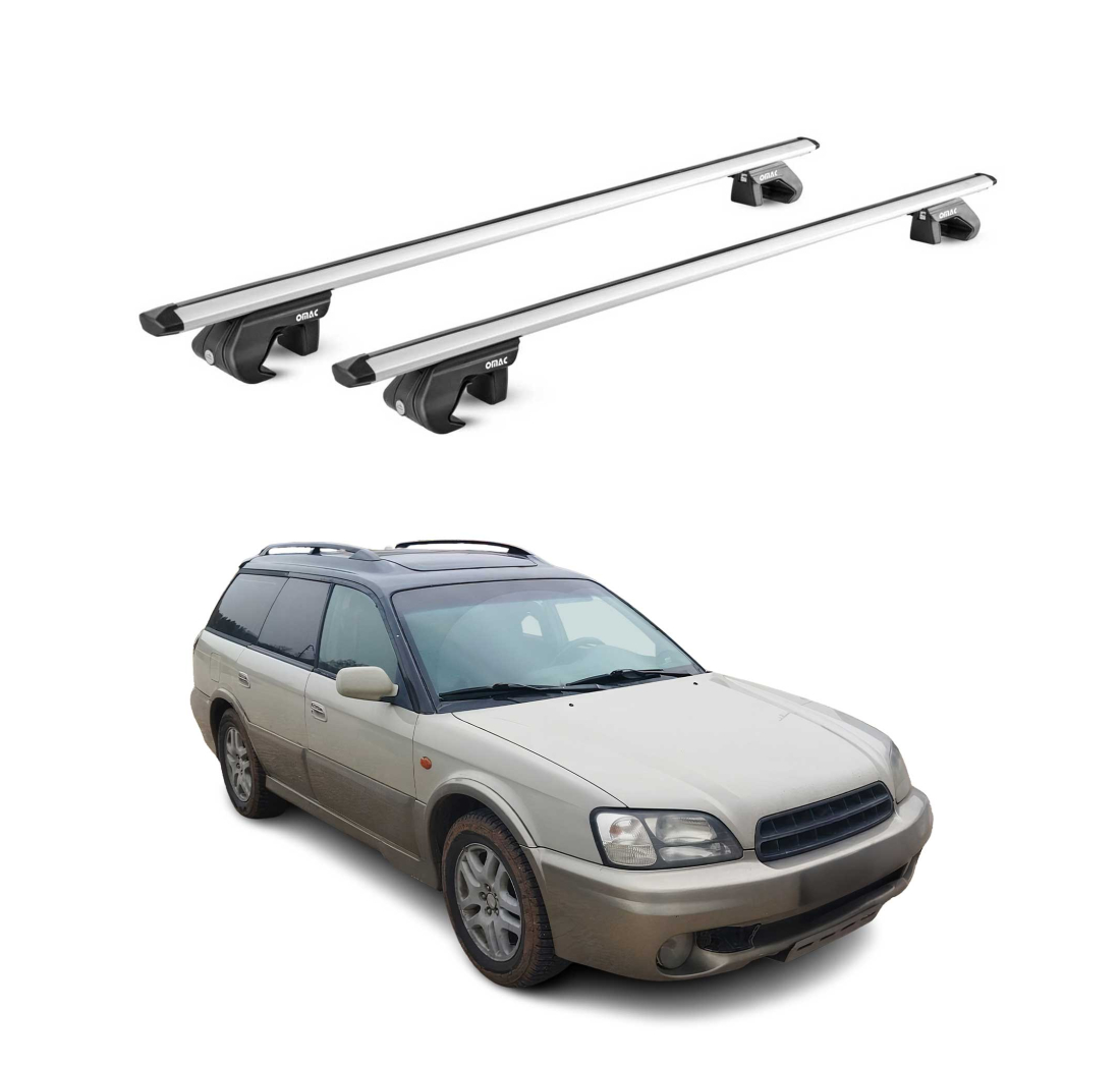 Krovni nosači SUBARU OUTBACK (BE) 1998-2003 | aluminij | Molydon