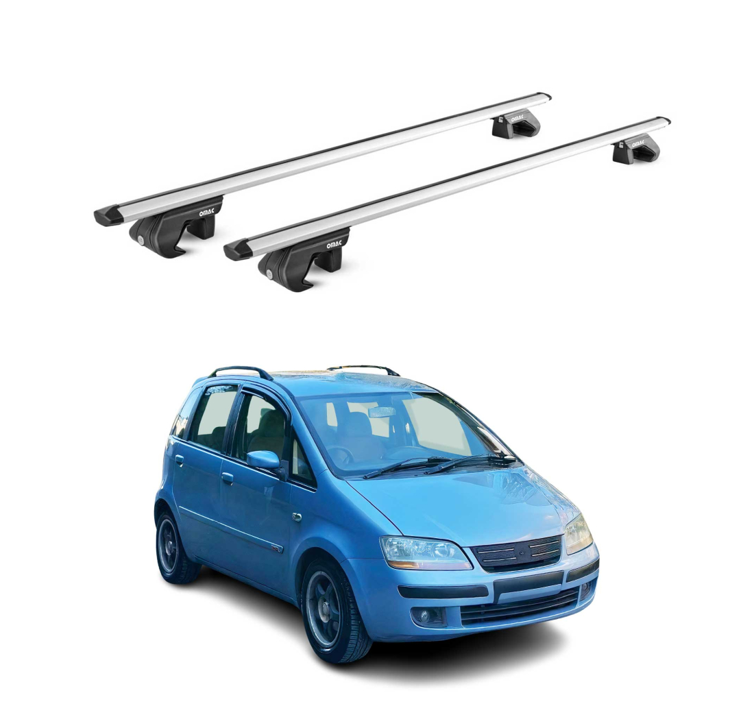 Krovni nosači FIAT IDEA 2004-2012 | aluminij | Molydon