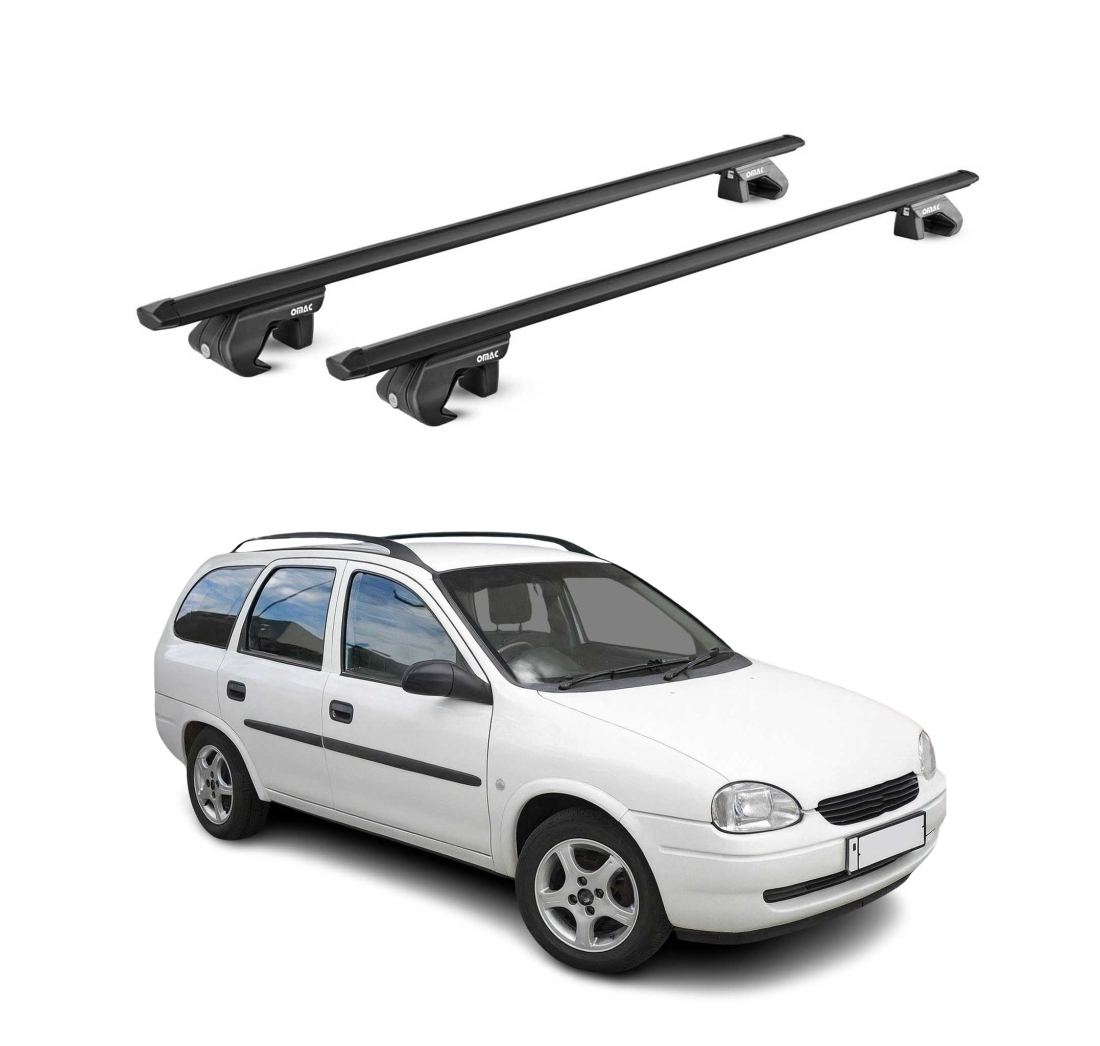 Krovni nosači OPEL CORSA B SW 1993-2000 | aluminij | Molydon