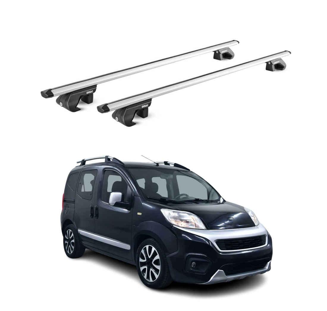 Krovni nosači FIAT FIORINO (RAILING PICCOLI) 2008-2020 | aluminij | Molydon