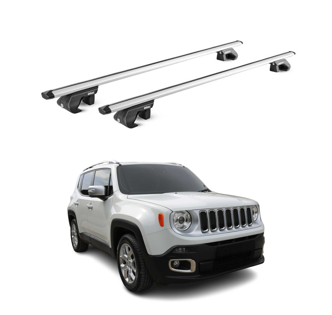 Krovni nosači JEEP RENEGADE (BU) 2014-2024 | aluminij | Molydon