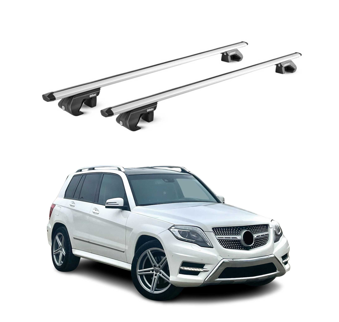 Krovni nosači MERCEDES GLK (X204) 2008-2015 | aluminij | Molydon