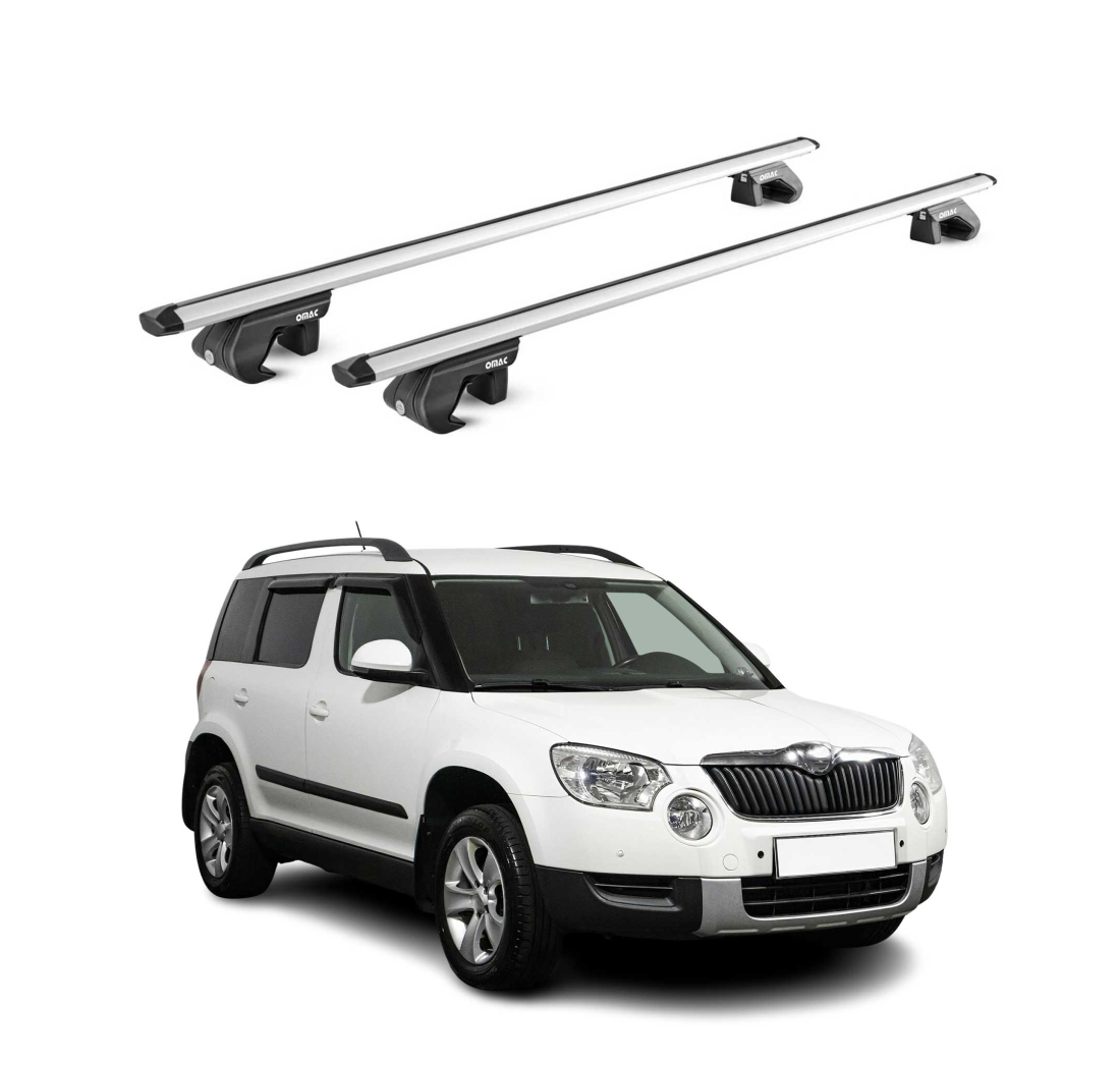 Krovni nosači SKODA YETI (5L) 2009-2017 | aluminij | Molydon