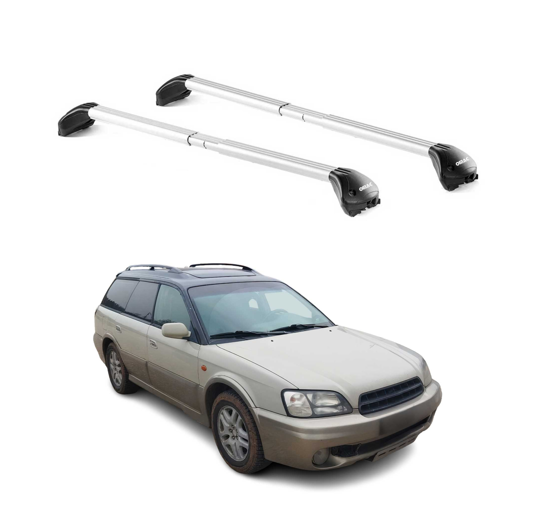 Krovni nosači SUBARU OUTBACK (BE) 1998-2003 | aluminij | Molydon