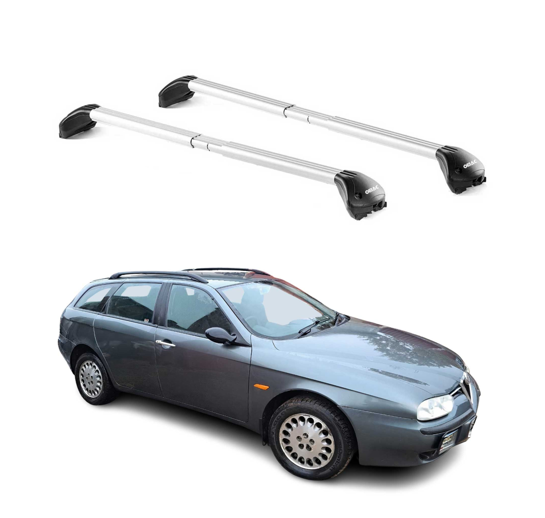 Krovni nosači ALFA ROMEO 156 CROSSWAGON 2004-2007 | aluminij | Molydon