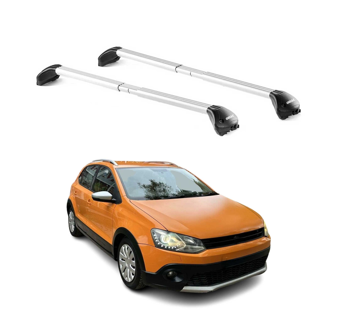 Krovni nosači VOLKSWAGEN POLO V CROSS (6R) 2010-2017 | aluminij | Molydon