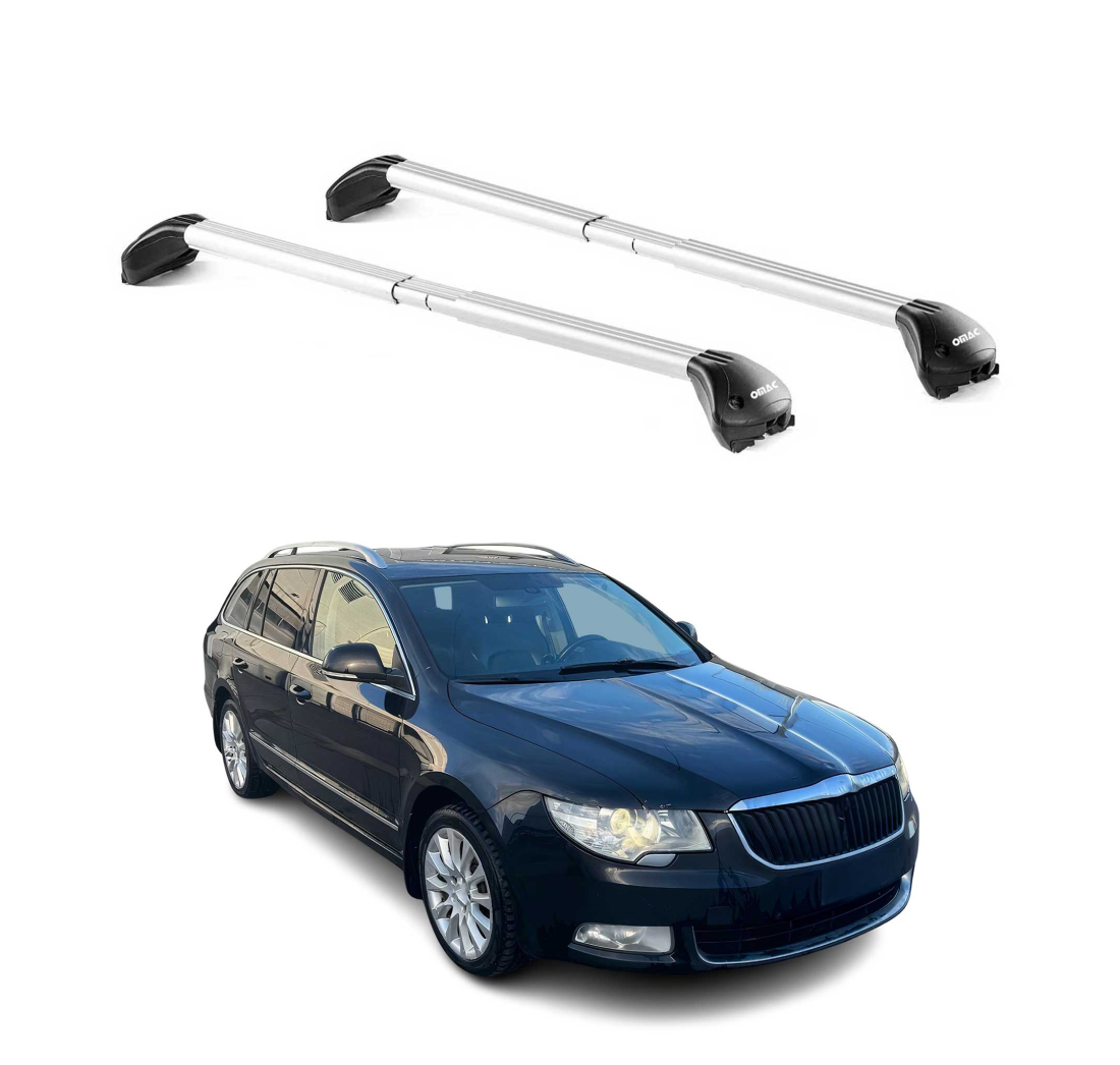 Krovni nosači SKODA SUPERB II III SW 2010-2023 | aluminij | Molydon