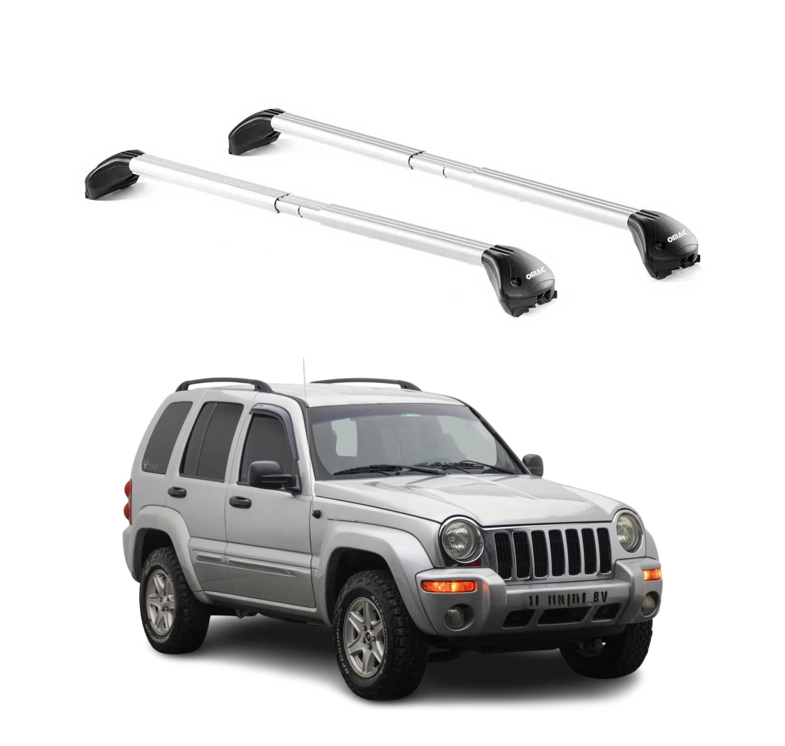 Krovni nosači JEEP CHEROKEE (KJ) 2001-2008 | aluminij | Molydon