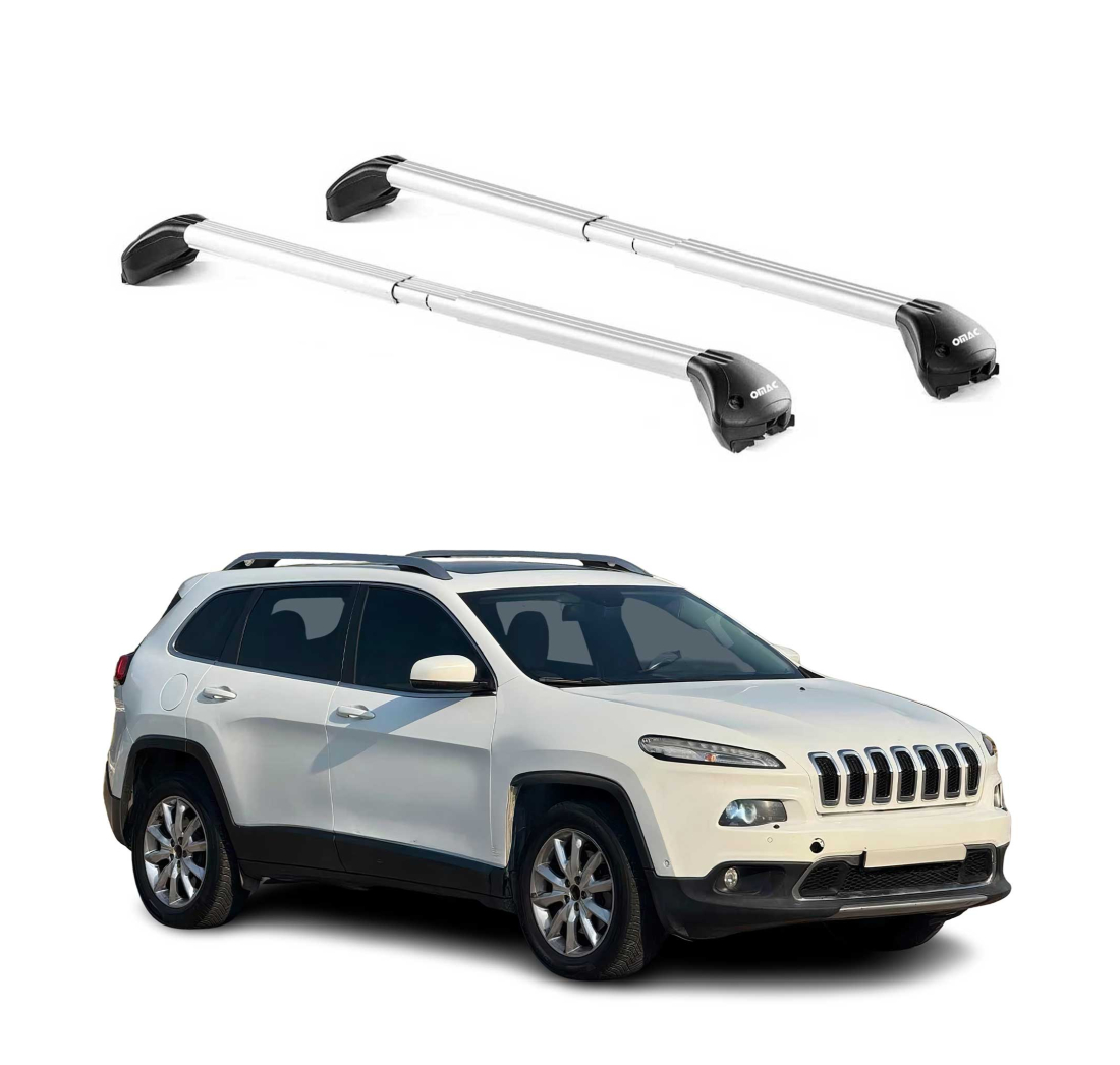 Krovni nosači JEEP CHEROKEE (KL) 2013-2024 | aluminij | Molydon