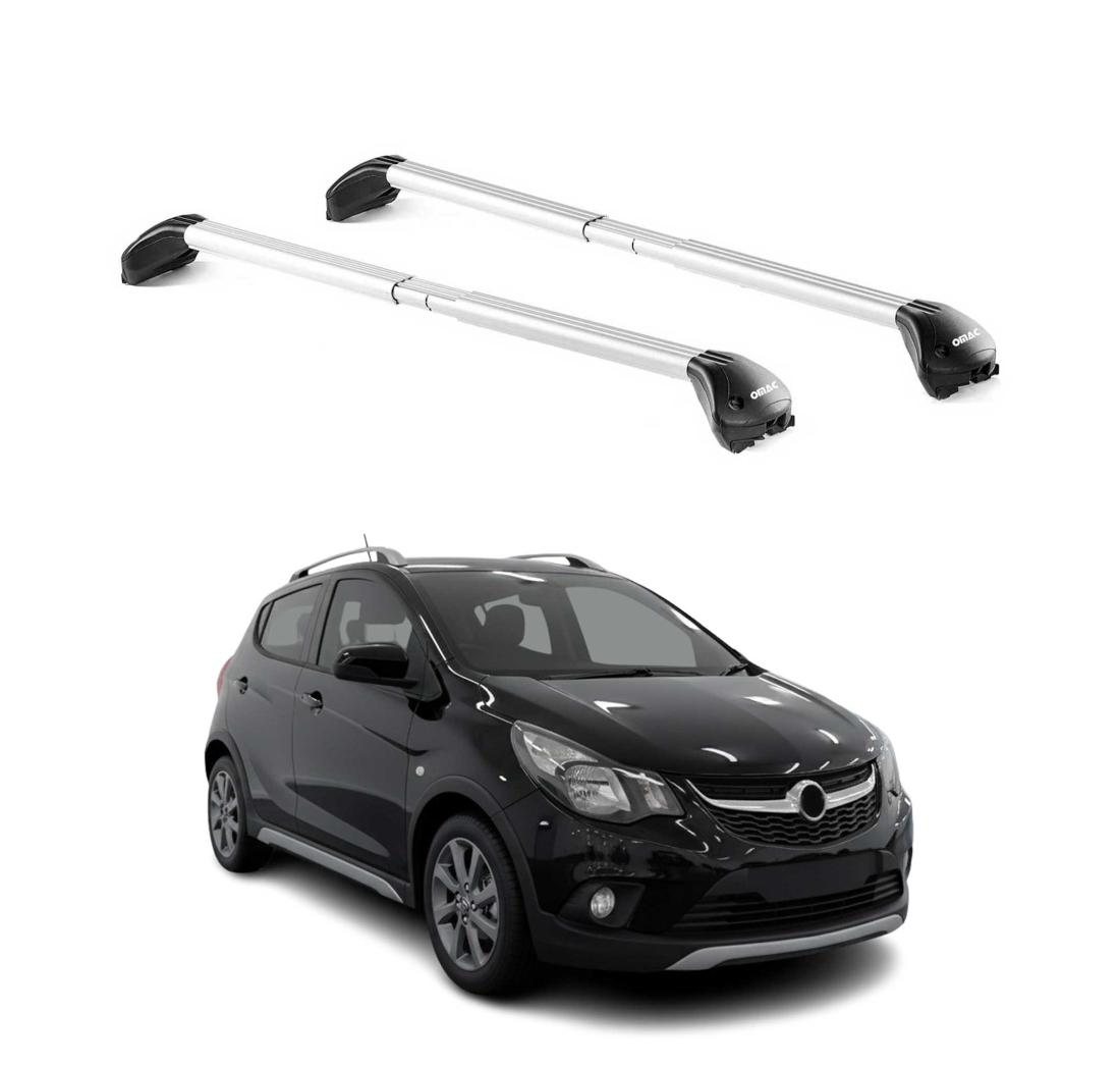 Krovni nosači OPEL KARL ROCKS 2017-2019 | aluminij | Molydon
