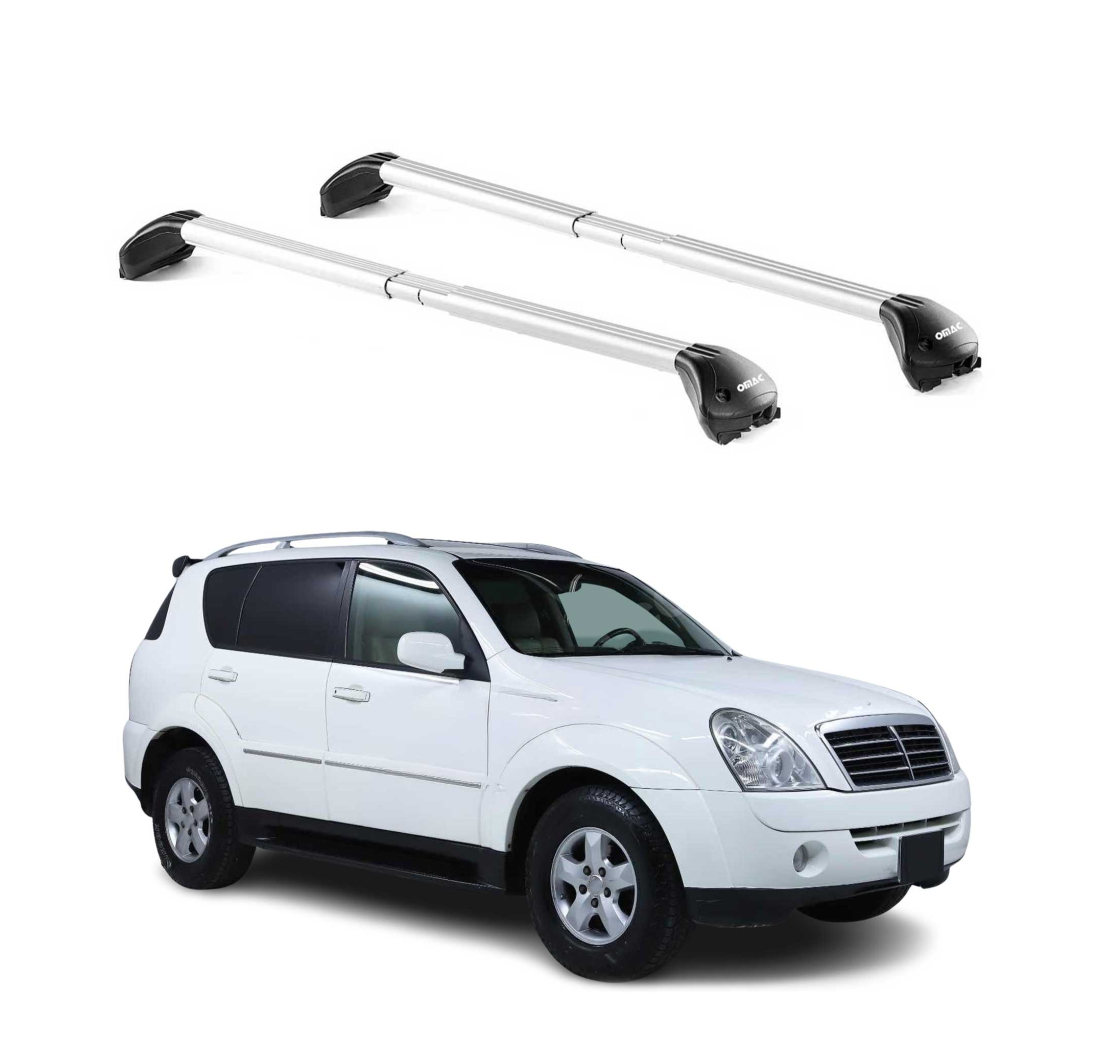 Krovni nosači SSANGYONG REXTON II 2007-2013 | aluminij | Molydon