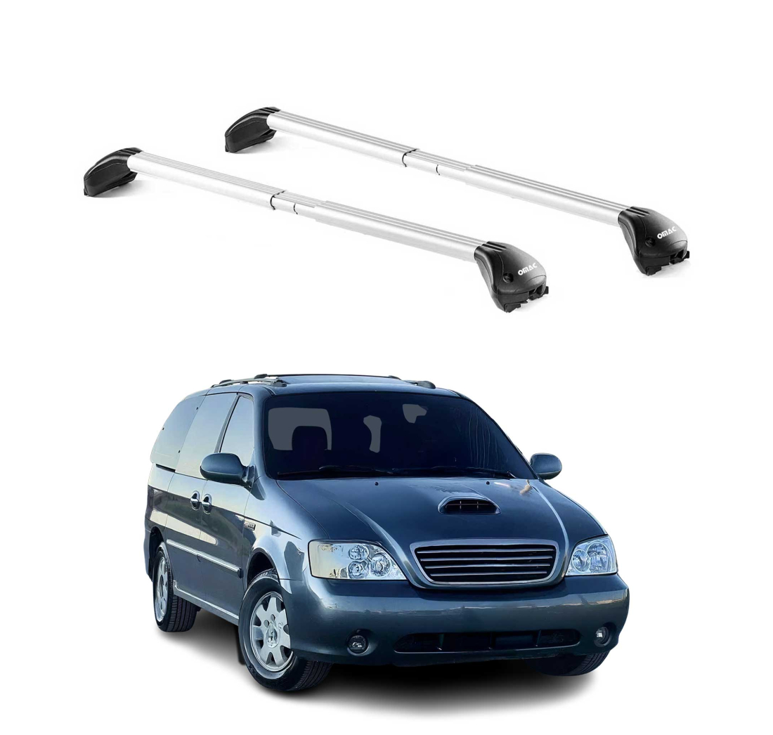 Krovni nosači KIA CARNIVAL 1998-2014 | aluminij | Molydon