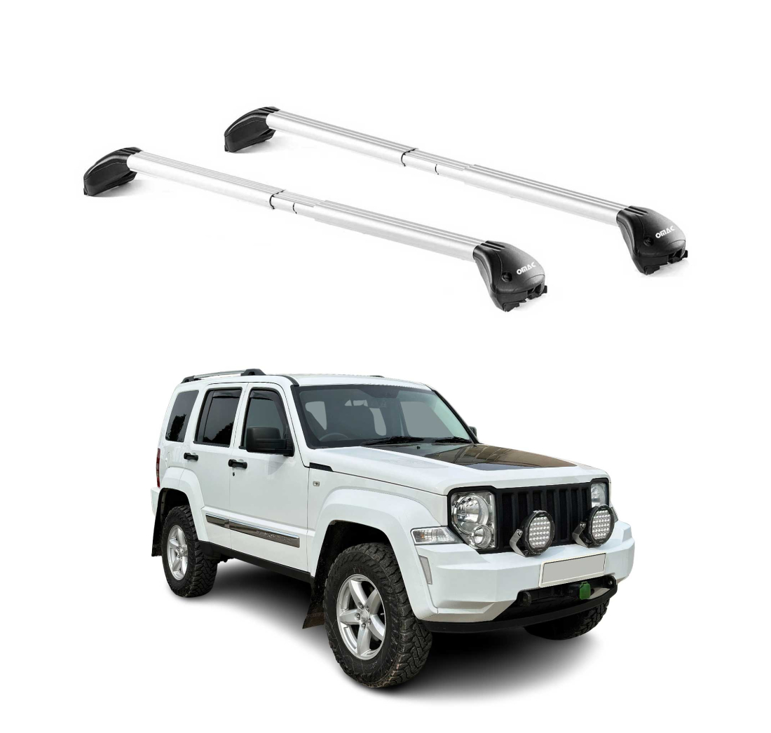 Krovni nosači JEEP CHEROKEE (KK) 2008-2013 | aluminij | Molydon